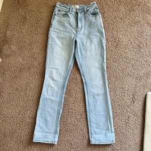 Abercrombie 90s slim straight ultra high rise jeans